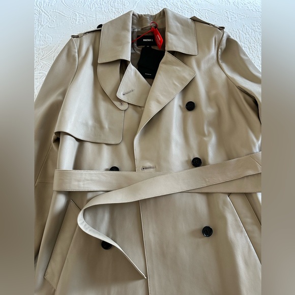 MACKAGE GAEL-V Maxi Leather Trench Coat - Picture 7 of 15